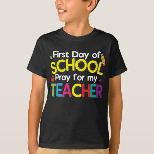 Le premier jour de l'école badine le T-shirt de