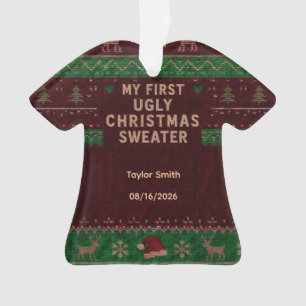 Le premier pull de Noël moche de bébé ! 🎄❤️
