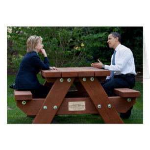 Le président Barack Obama et Hillary Clinton