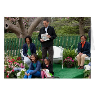 Le président Barack Obama et sa famille