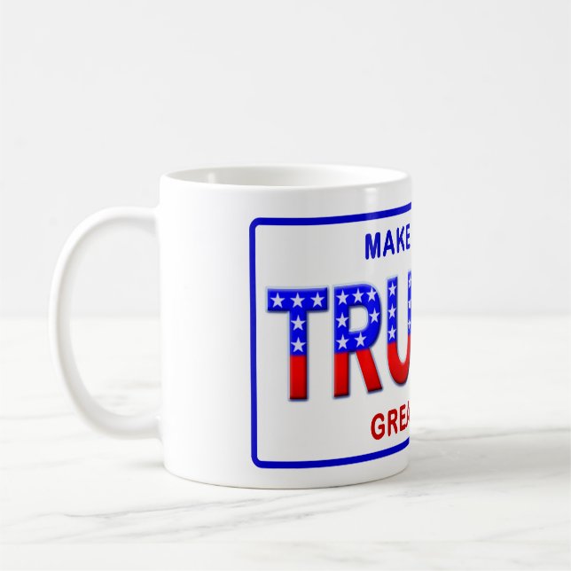 Le président Donald Trump - 1 tasse de café (Gauche)