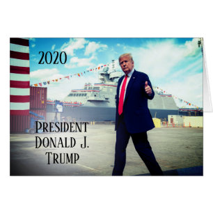 Le président Donald Trump 2020 lève le pied au nav