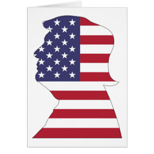 LE PRÉSIDENT DONALD TRUMP AMERICAN FLAG