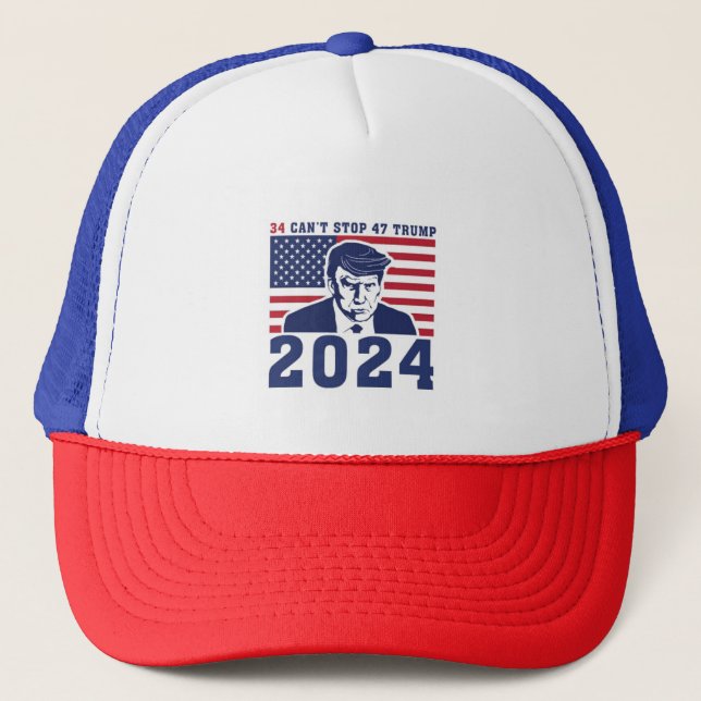 Le président Donald Trump Mugshot Casquette 2024 - (Devant)