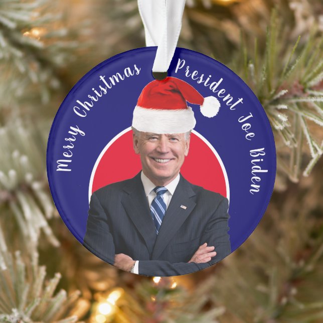 Le président Joe Biden et Santa Hat (Arbre)