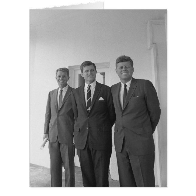 Le président John Kennedy et les frères American C (Devant)
