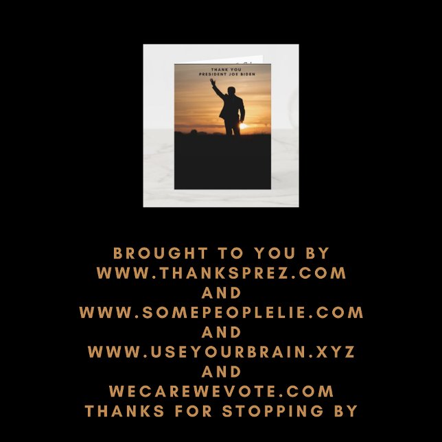 Le président Merci Joe Biden (Créateur téléchargé)