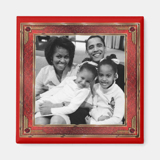 Le président Obama 1ère famille garde un aimant