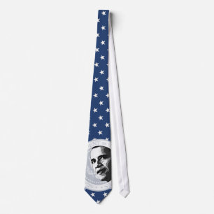 Le Président Obama avec des étoiles - cravate