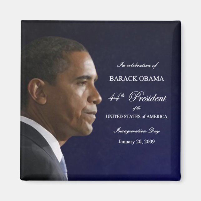 Le président Obama inaugure un aimant de célébrati (Devant)