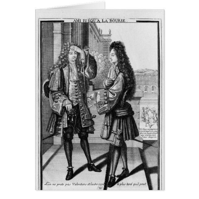 Le prêteur et l'emprunteur (Devant)