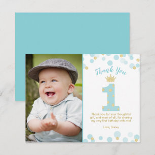 Le Prince Bleu et l'Or 1er anniversaire Carte de r
