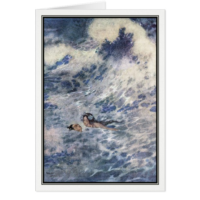 Le prince et la sirène par Edmund Dulac (Devant)