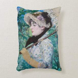 Le Printemps Édouard Manet beeindruckende Malerei Zierkissen