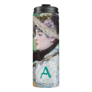 Le Printemps Édouard Manet Frauenporträt Monogramm Thermosbecher
