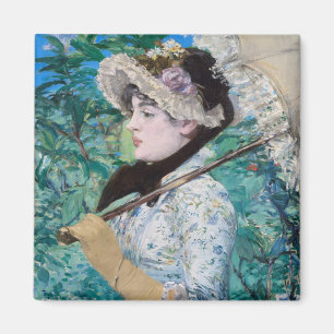Le Printemps Manet Impressionist Fine Art Malerei Magnet