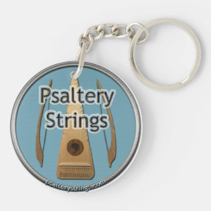 Le Psaltery ficelle le porte - clé de logo de