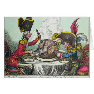 Le pudding de prune en danger, 1805