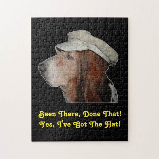 Le Puzzle Basset Hound A Été Fait Que (Vertical)