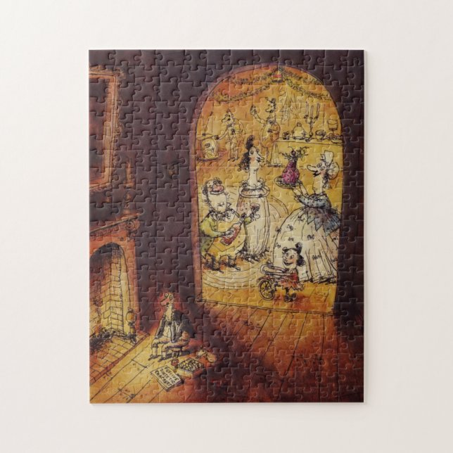 Le puzzle de fête de vacances de Dickensian (Vertical)