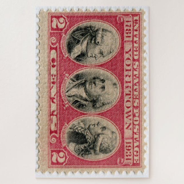 Le puzzle du timbre des poètes des États-Unis (Vertical)