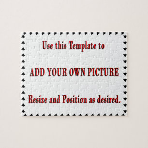 Le puzzle fait sur commande ajoutent votre propre