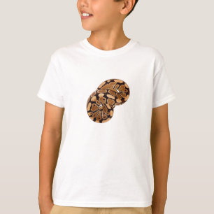 Le python de boule badine le T-shirt