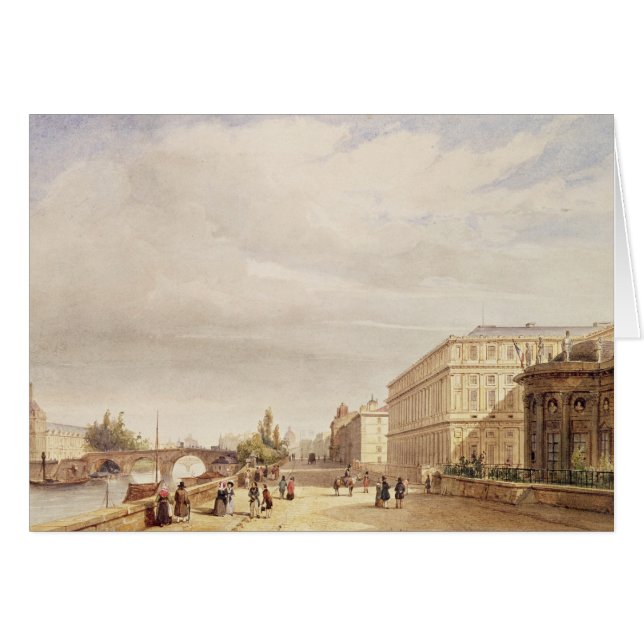 Le Quai d'Orsay, 1839 (Devant horizontal)