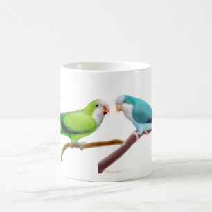 Le quaker Parrots la tasse