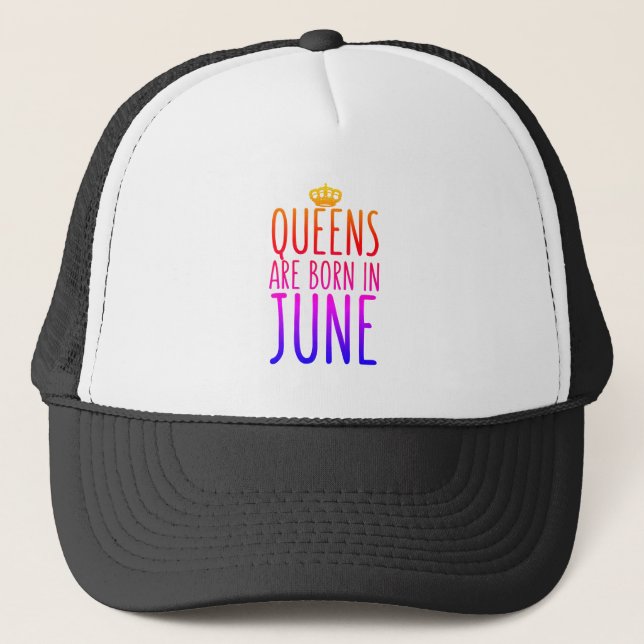 Le Queens sont en juin casquette né (Devant)