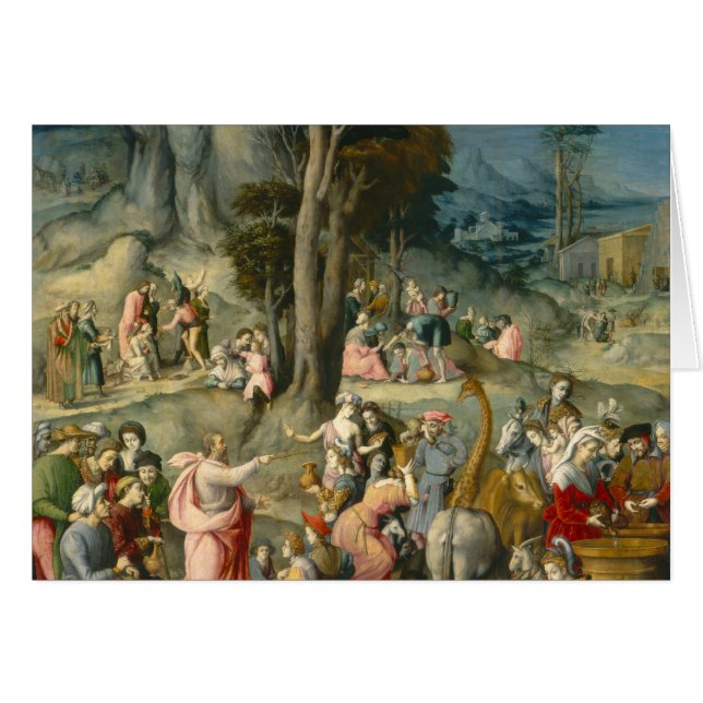 Le rassemblement de Manna - Francesco Bacchiacca (Devant horizontal)