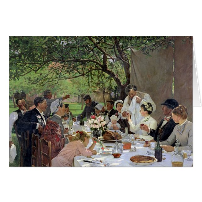 Le repas de mariage chez Yport, 1886 (Devant horizontal)