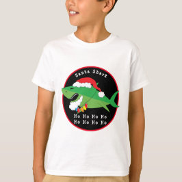 Le requin Père Noël de Noël dit T-shirt