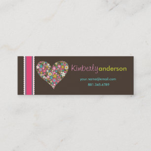 Le ressort fleurit la carte de profil d'amour de