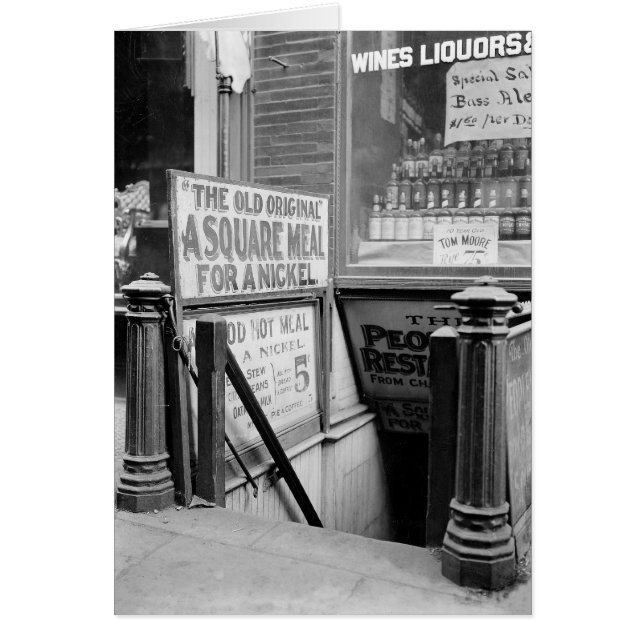 Le Restaurant Five Cent, 1915 (Devant)