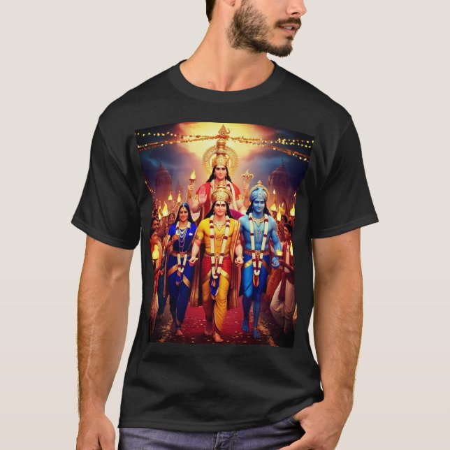 Le retour de Rama à Ayodhya T-Shirt | Célébrer Sei (Devant)