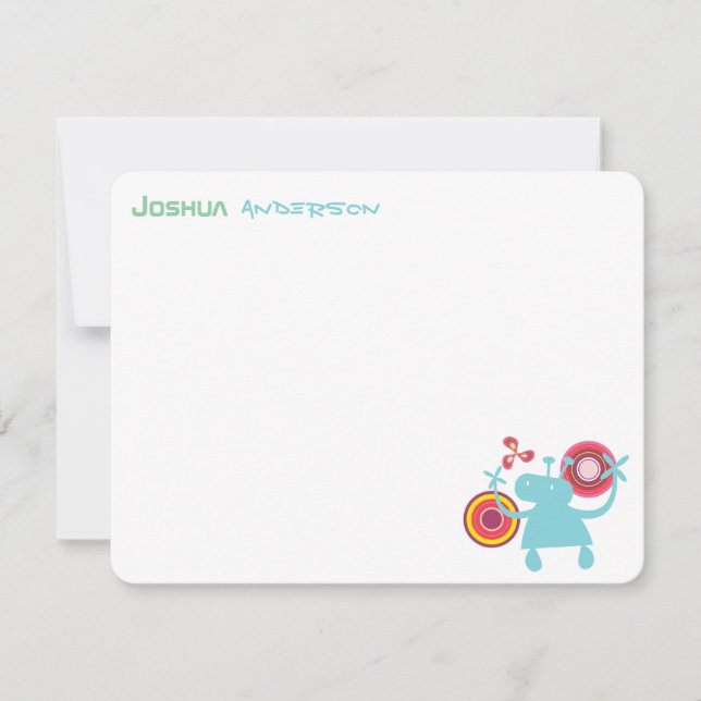 Le rétro alien super d'amusement badine le carte (Devant)