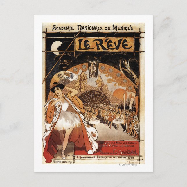 Le Reve Ballet Performance Opera House Postkarte (Vorderseite)