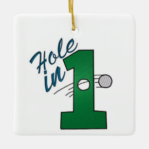 **LE RÊVE DE GOLFER** ORNEMENT DE NOËL
