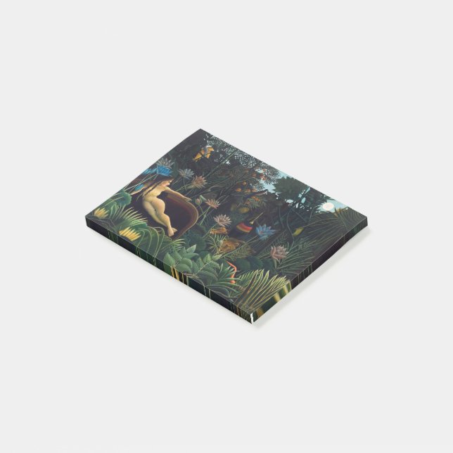 Le rêve d'Henri Rousseau (1910) Post-it Notes (Incliné)