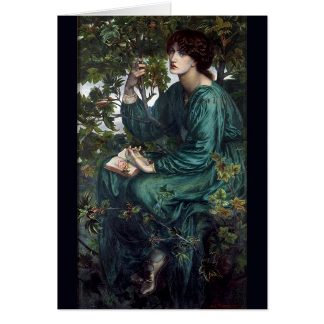 Le rêve du jour par Dante Gabriel Rossetti (Devant)