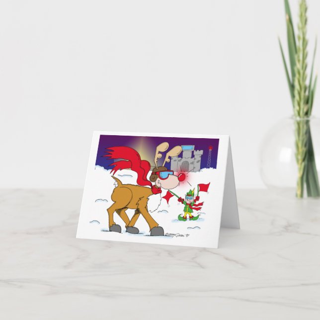 Le réveillon de Noël enlèvent la carte de note (Devant)