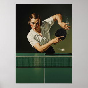 LE REVERS RAPIDE (Die schnelle Rückhand) Poster