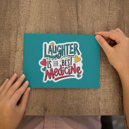 Le rire est la meilleure carte personnalisée de mé