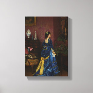 Le Robe Bleu bis August Toulmouche Leinwanddruck