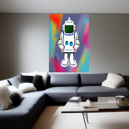 Le robot | AI Art Poster
