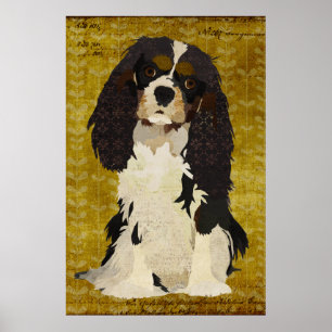 Le Roi cavalier Charles Art Poster