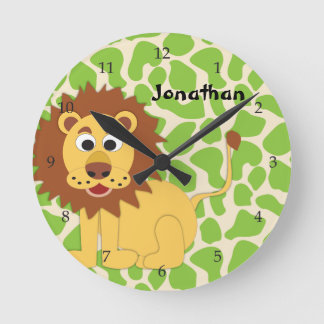 Le Roi de la Jungle/Le Lion Horloge murale personn