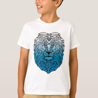 Le roi de la Jungle, T-shirt du garçon Lion bleu