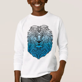 Le roi de la Jungle, T-shirt du garçon Lion bleu